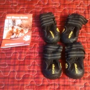 HC PET Shoes, Black, New, With Guide Book, Adjustable Strap, Tread, Dog, NWT